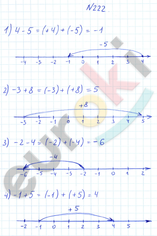 ГДЗ по Математике 6 класс Дорофеев | Oтветы на 5 баллов | Часть 2 Задание 222