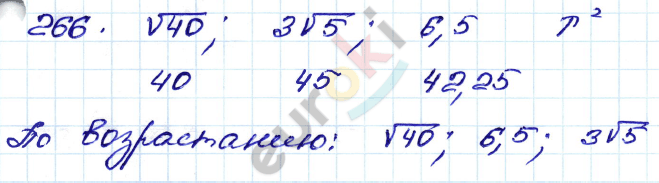 ГДЗ Номер 266 Алгебра 9 класс Кузнецова Тематический список заданий, Приложение | Учебник