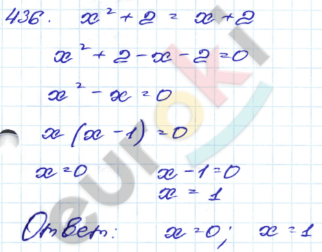 ГДЗ Номер 436 Алгебра 9 класс Кузнецова Тематический список заданий, Приложение | Учебник
