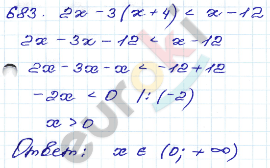 ГДЗ Номер 683 Алгебра 9 класс Кузнецова Тематический список заданий, Приложение | Учебник