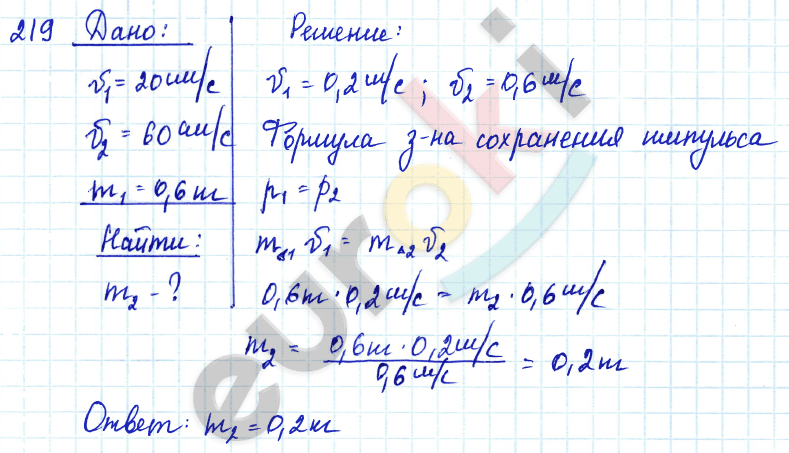 ГДЗ задача 170 физика 8 класс Громов, Родина