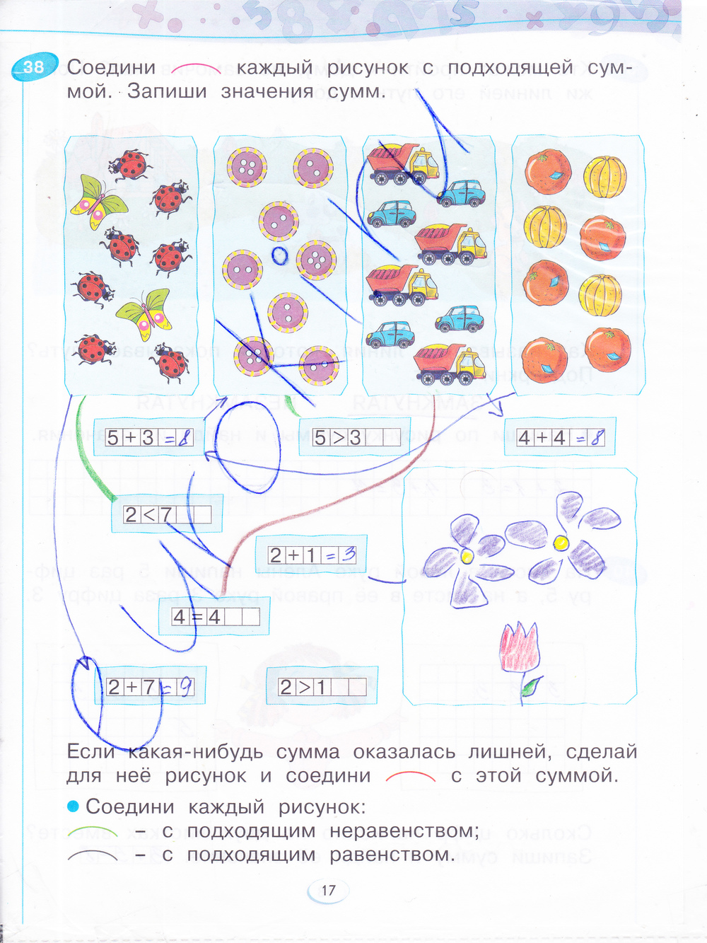 На каждом рисунке проведи На каждом рисунке проведи