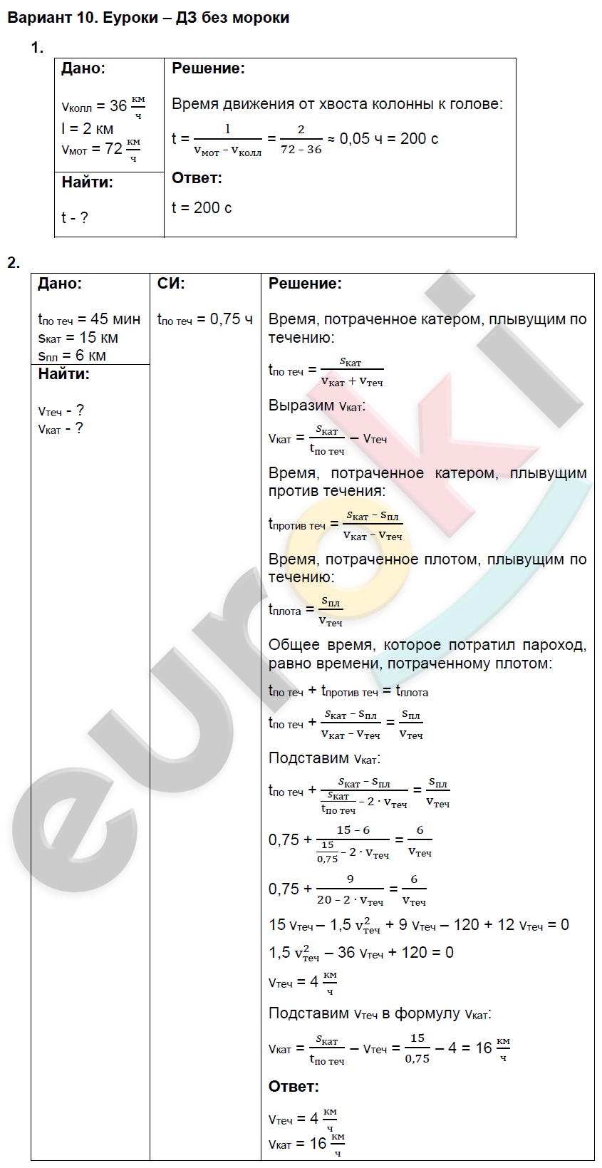 ГДЗ По Физике 9 Класс Дидактические Материалы Марон.