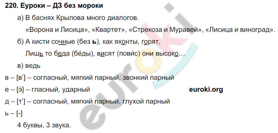 Нечаева русский язык 4 класс учебник ответы