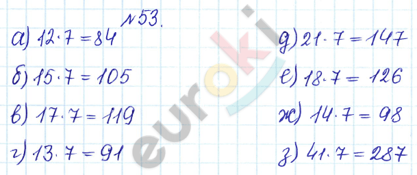 Математика 7 класс упражнение 53