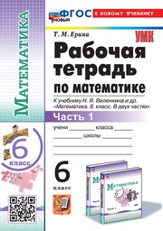 Рабочая тетрадь по математике 6 класс Ерина Виленкин Экзамен